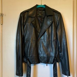 Bernardo leather jacket from Nordstrom
